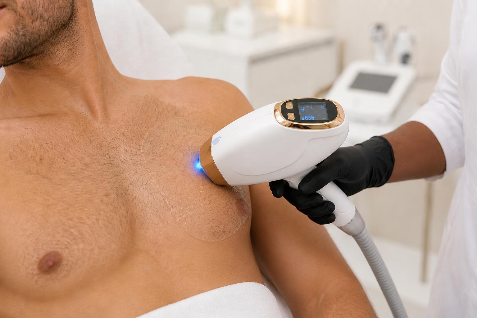Soin laser torse